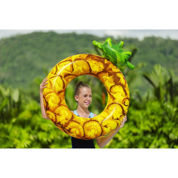 Owocowe Koło dmuchane do pływania Ananas dla dzieci 12+ i dorosłych BESTWAY 116x88cm